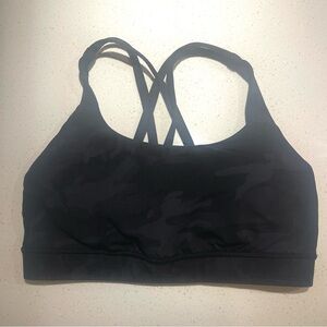 Lululemon camo sports bra